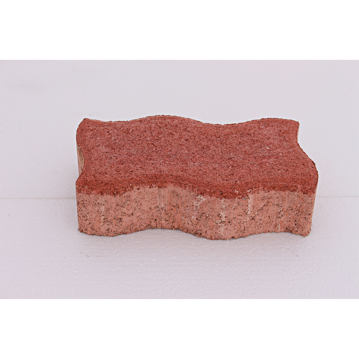 Wellenverbundstein 22 x 11 x 5 cm titanrot