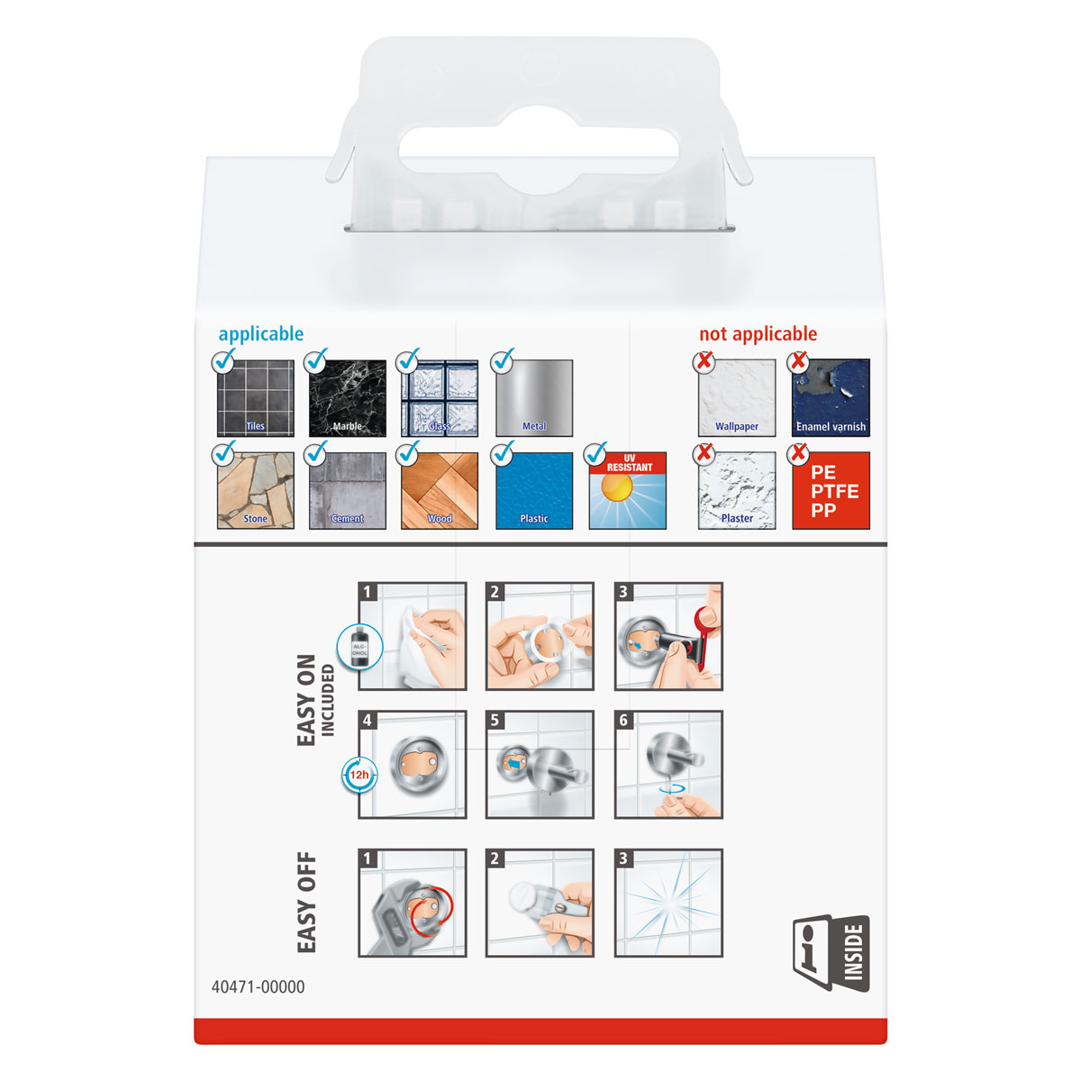 Tesa Bademantelhaken Exxcellent Bild 2