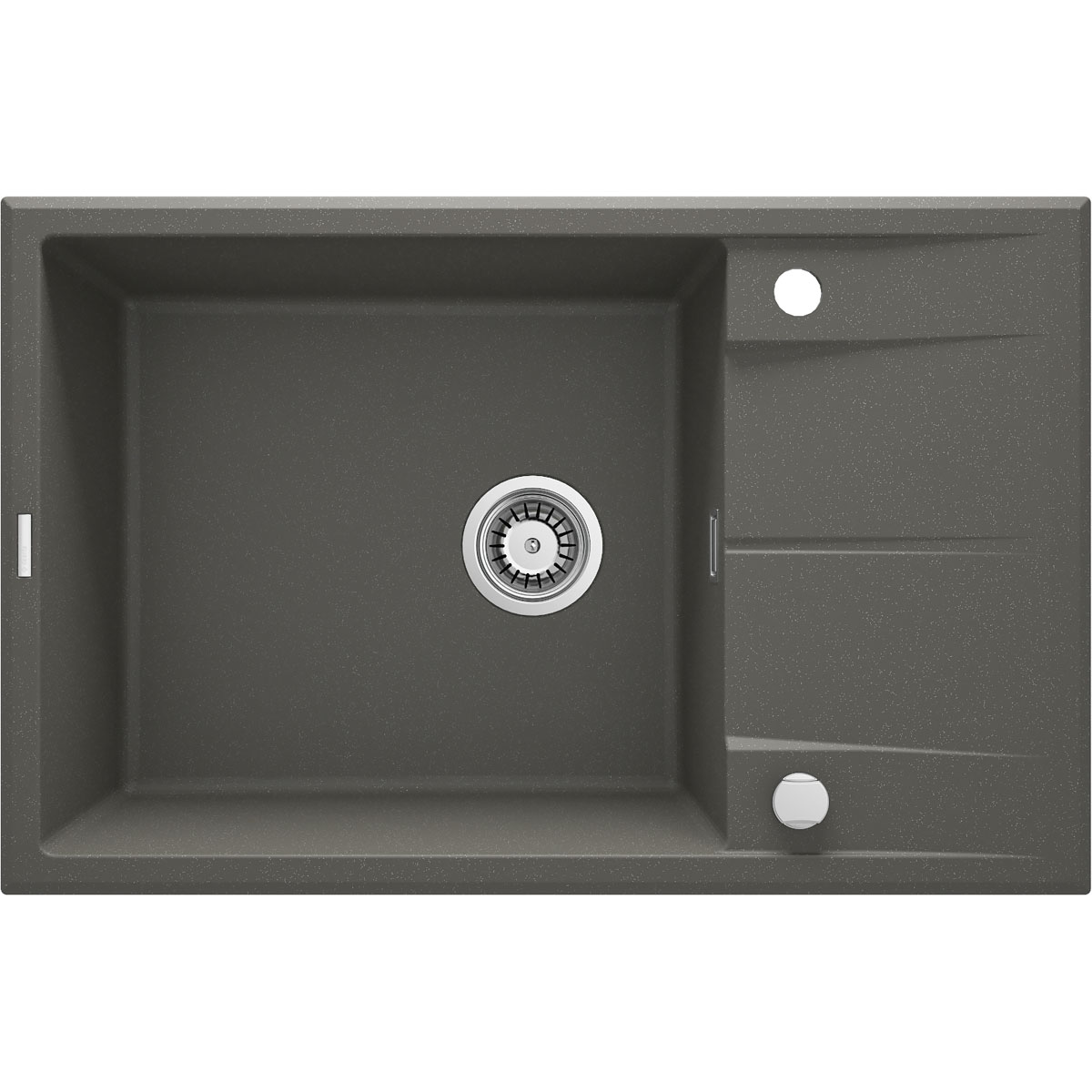 deante  1 Becken Granitspüle ERIDAN mit Abtropffläch anthrazit metallic deante  1 Becken Granitspüle ERIDAN mit Abtropffläch anthrazit metallic