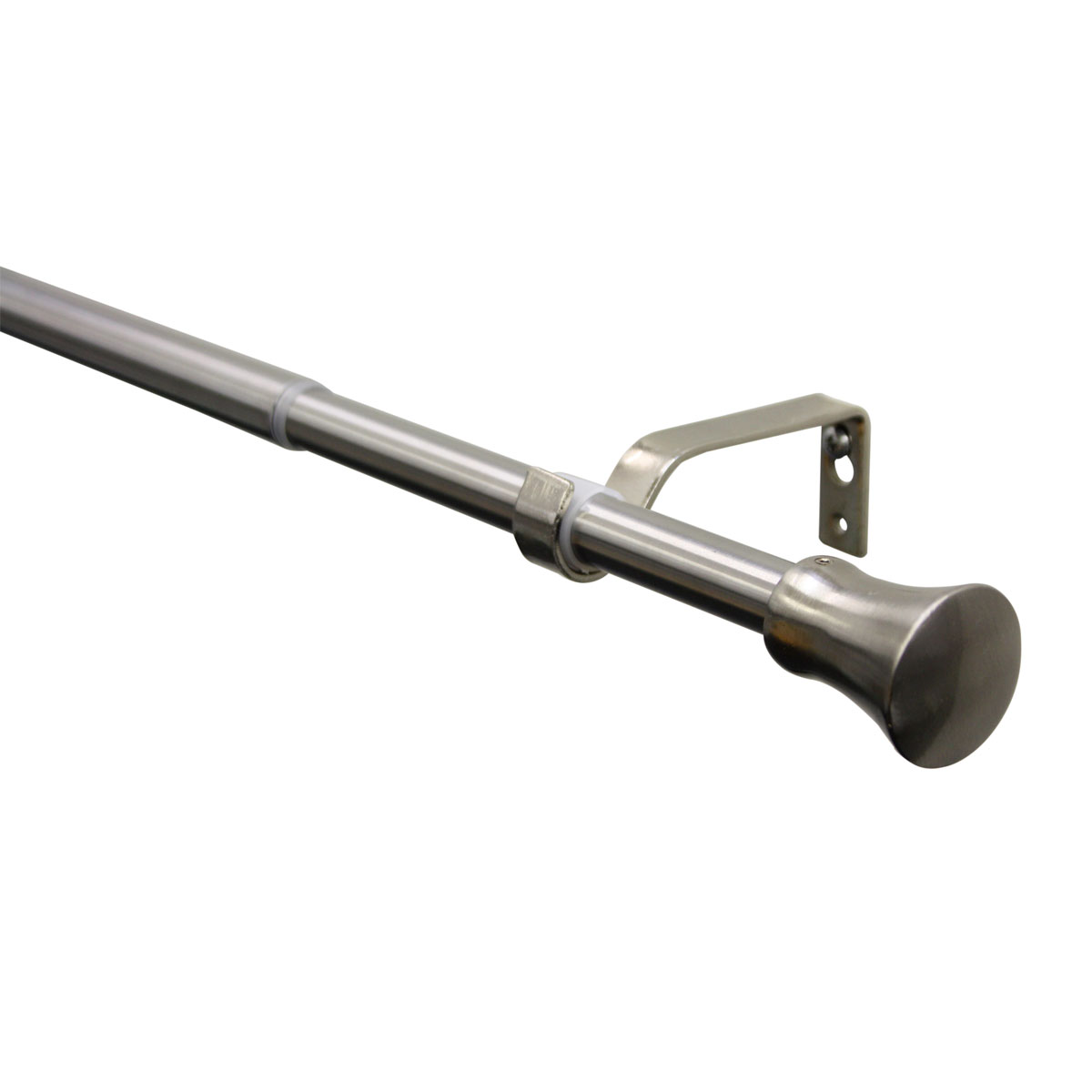 Gardinia Gardinenstange Konus Durchmesser 19/16 mm edelstahl 190-340 cm Bild 1