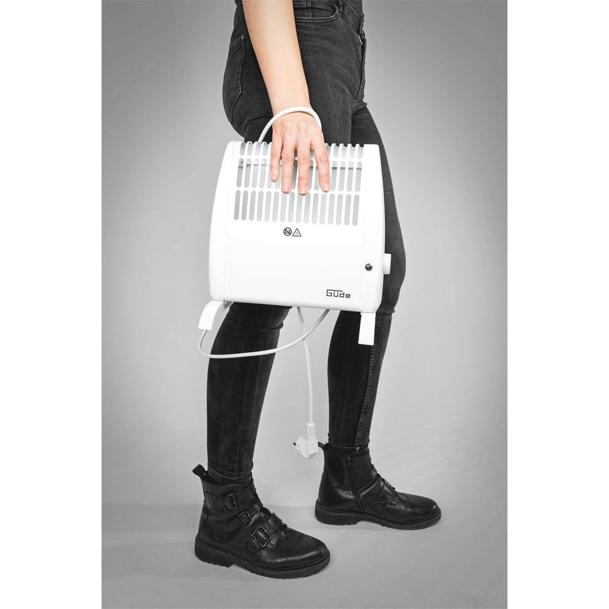 Elektro-Heizgebläse weiß 31 x 13 x 28 cm Bild 6