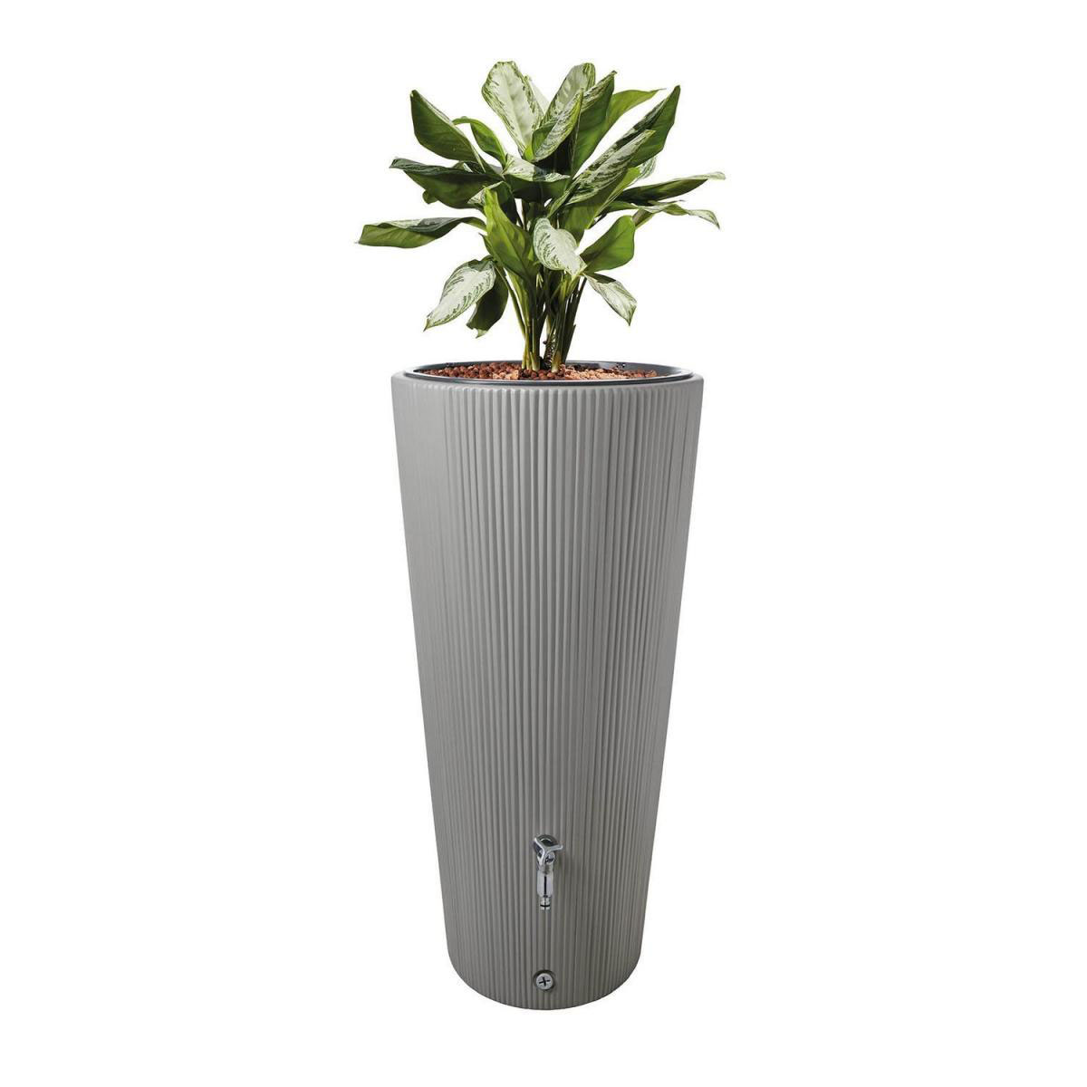 Garantia LINUS 2in1 Regenspeicher 220 L zinkgrau