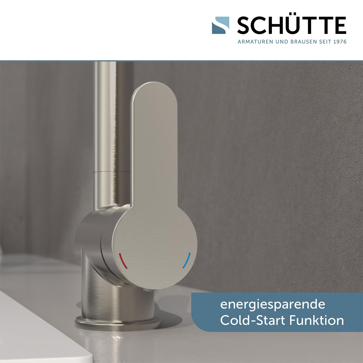 Schütte Spültischarmatur London Edelstahloptik mit herausziehbarem Auslauf Bild 9