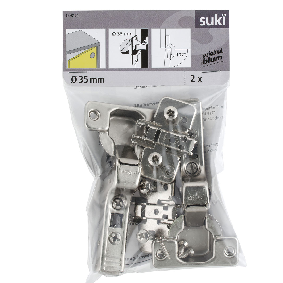 Suki Topfscharnier 2 Stück Bild 1