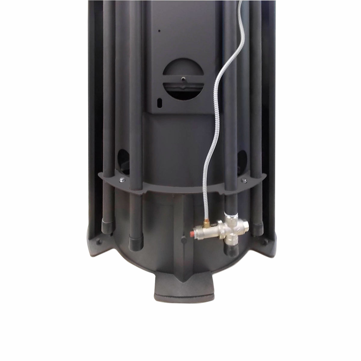 Kaminofen Faro Aqua 2.0 SandsteinKorpus Stahl Schwarz Bild 5