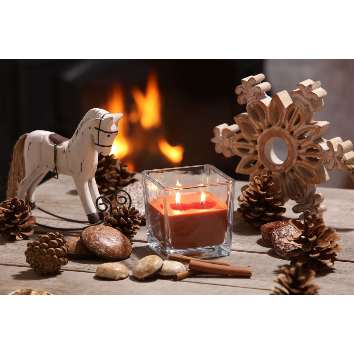 Duftkerze im Bonbonglas Christmas Dream Lebkuchen 10 x 14,2 cm Bild 3