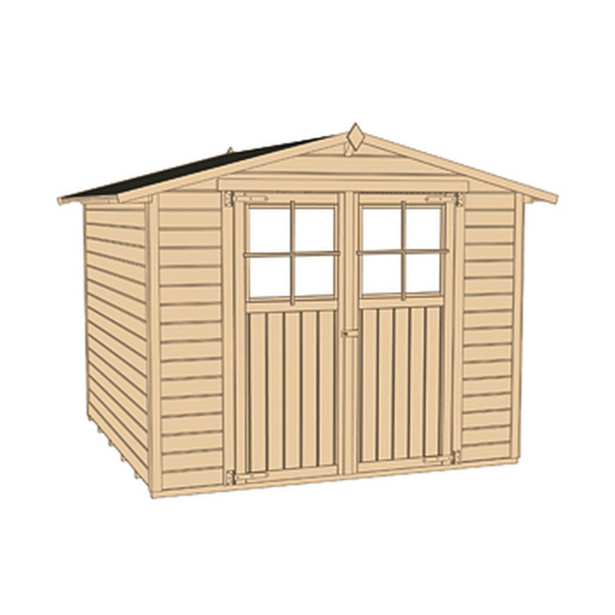 Weka Gartenhaus 316 290 x 273 x 221 cm Bild 3