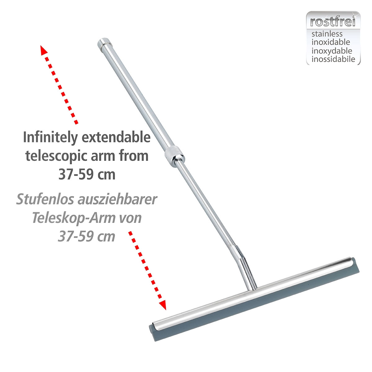 Wenko  Teleskop Badezimmerwischer Duschabzieher Bild 3