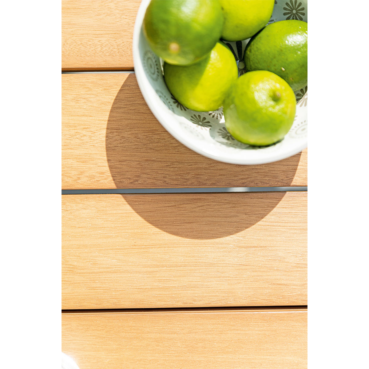 Haveson Balkontisch Rhodos 60-120 x 74 x 60 cm Eukalyptusholz Bild 6