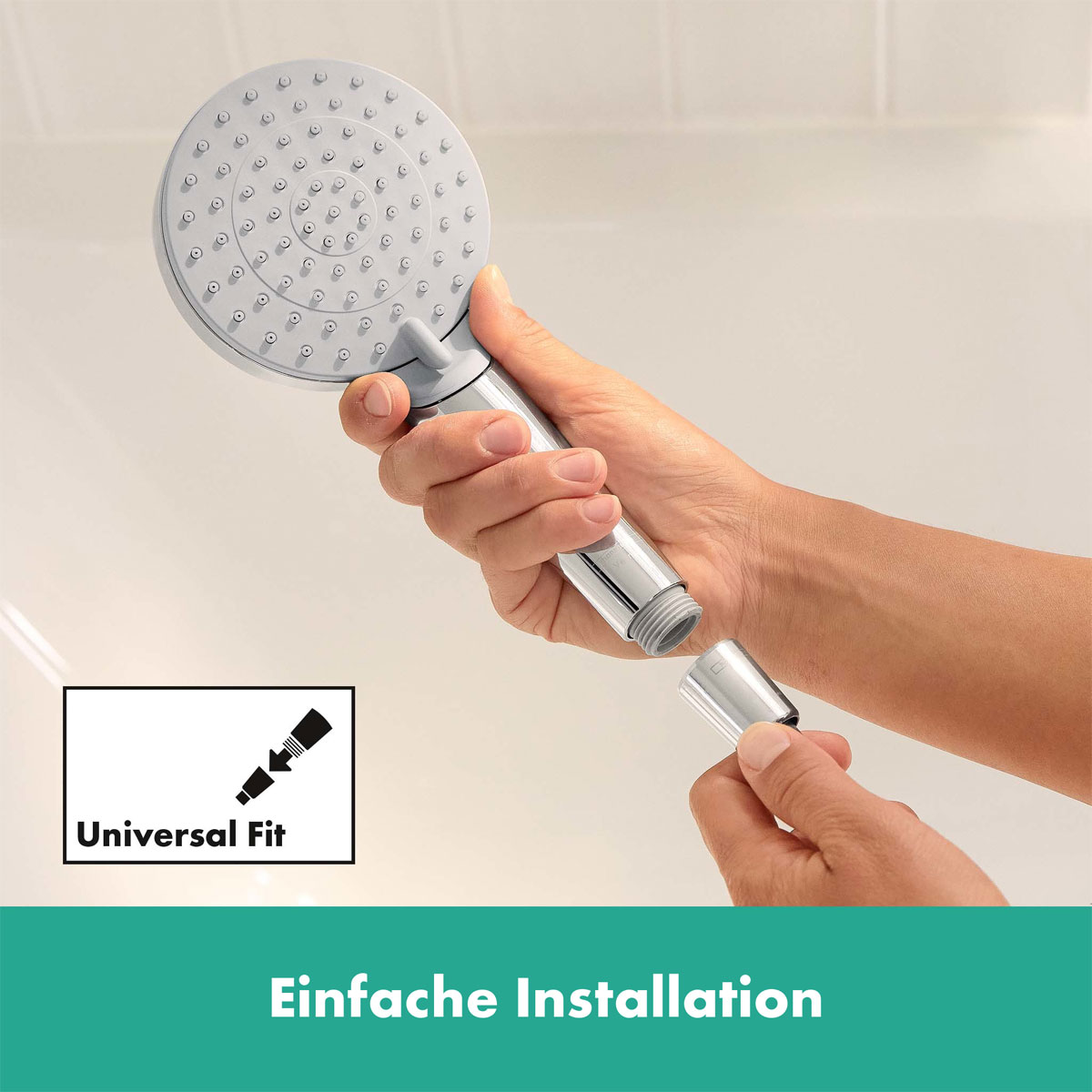 Hansgrohe Einhebel-Brausemischer Rebris S Aufputz chrom Bild 5
