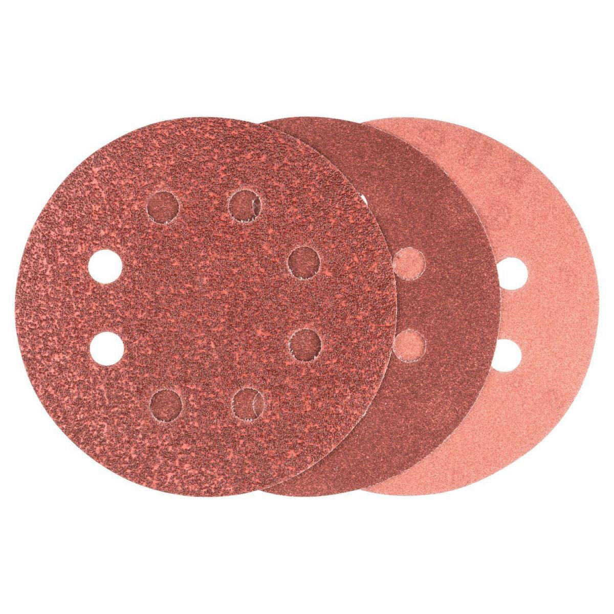 Bosch  DIY Schleifblatt Durchmesser 125 mm 2x G60/120/ 240 8 Löcher Klett 6- teilig  Bild 1