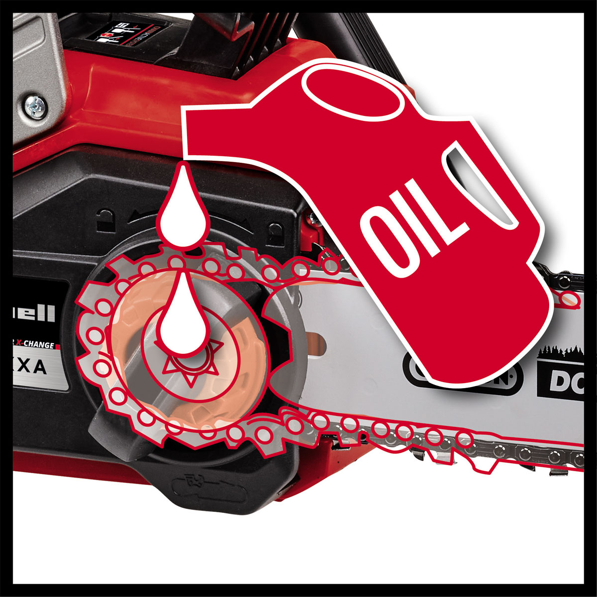 Einhell Akku-Kettensäge Fortexxa 18/30 Bild 5