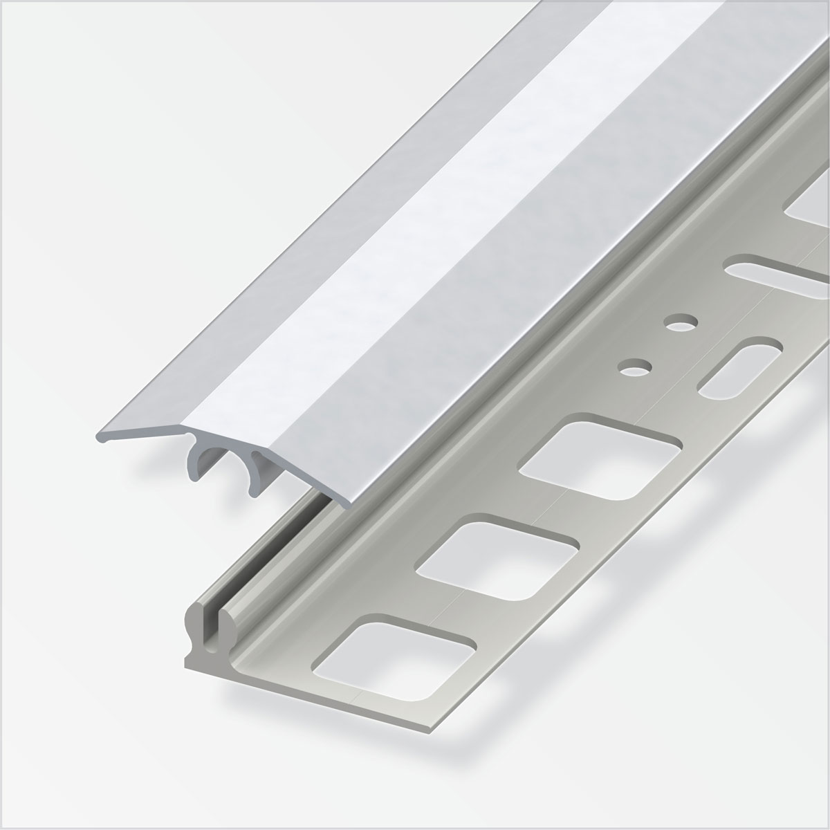 Alfer Übergangsprofil Clipstech-mini 25 mm 1m silber