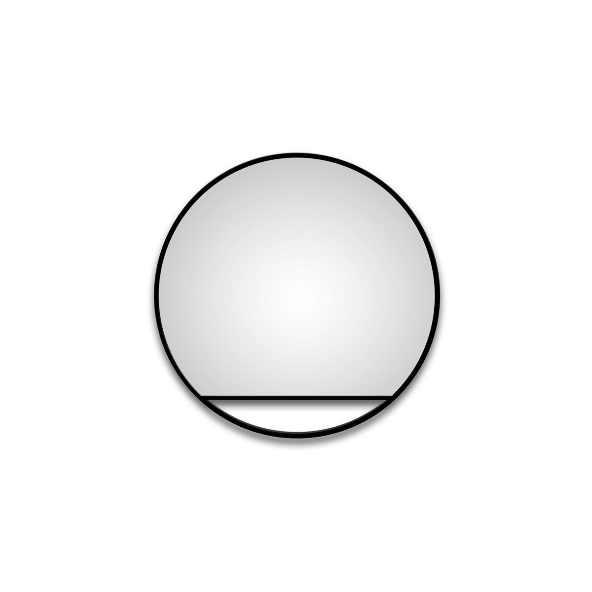 DSK  Design LED Lichtspiegel Silver Cosmos Black Dm 80 cm Bild 3