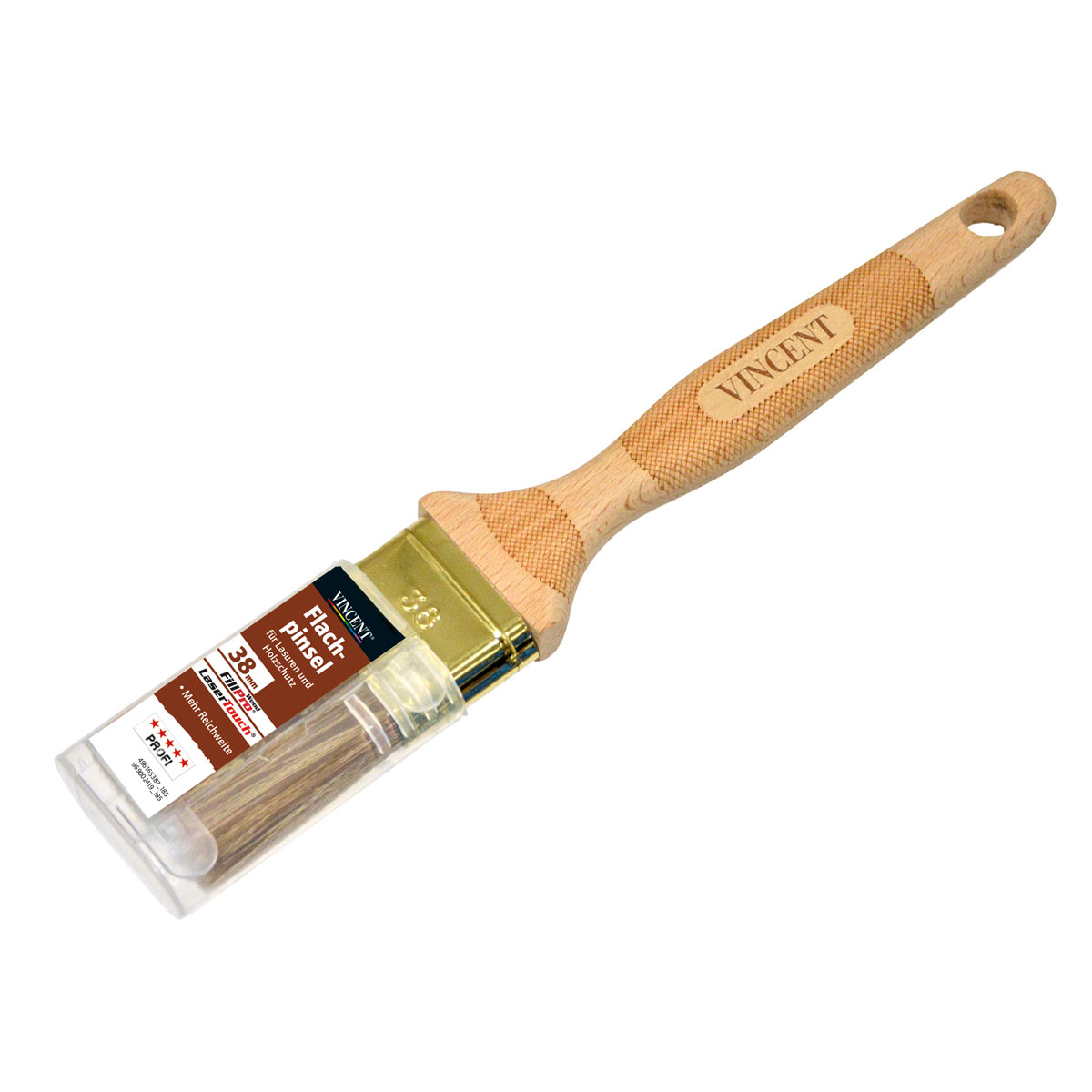 Vincent LaserTouch Flachpinsel Lasur 38 mm Bild 2