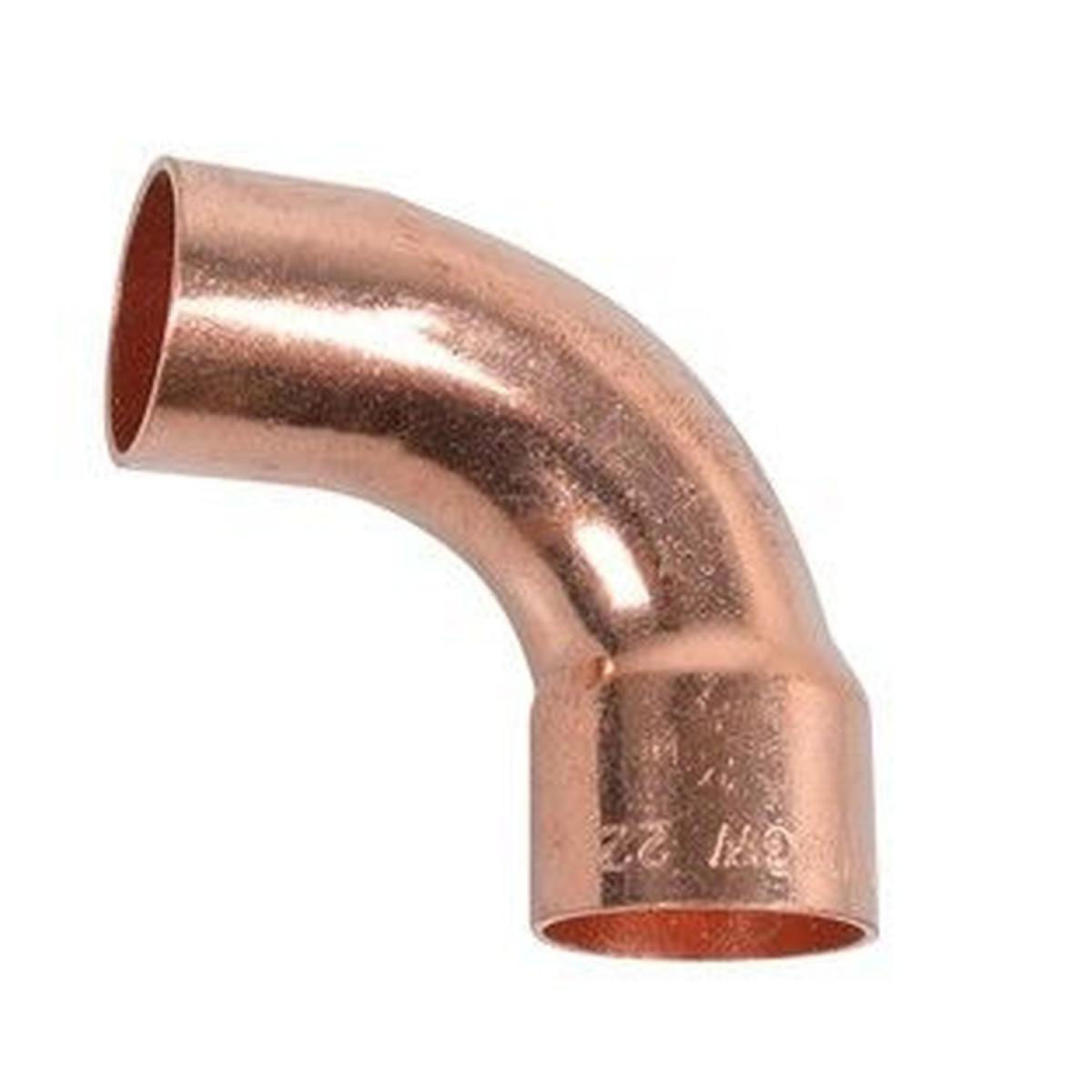 Kirchhoff 90-Bogen 15 mm 1 Muffe Kupfer Kirchhoff 90-Bogen 15 mm 1 Muffe Kupfer