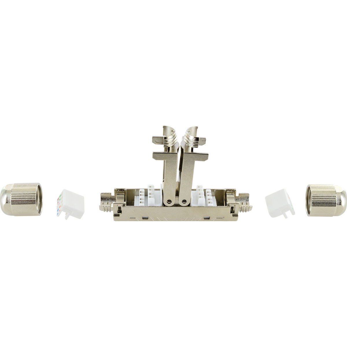 Schwaiger  Keystone Netzwerkkabelverbinder CAT 6A werkzeuglos Bild 4