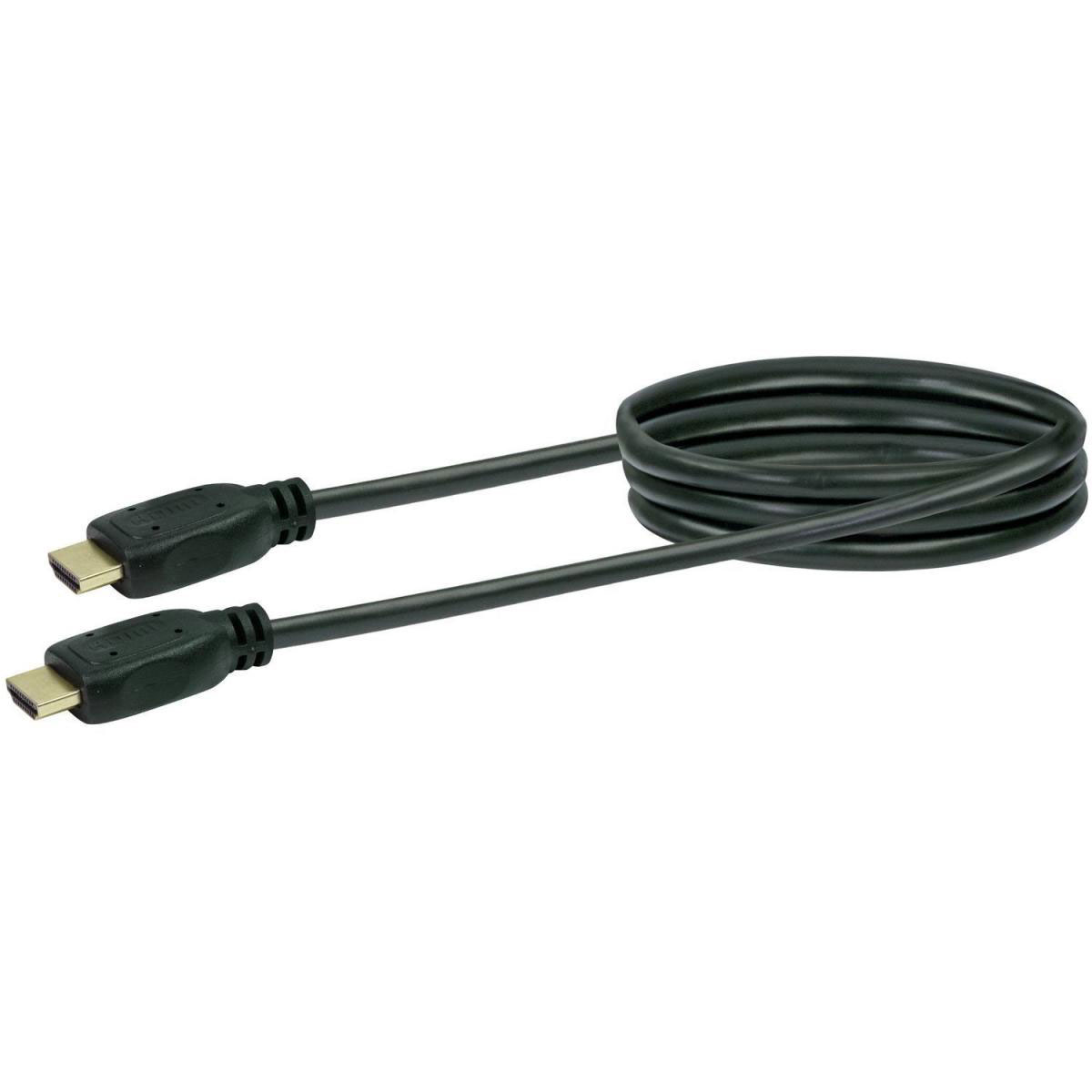 Schwaiger HDMI-Kabel 0,7 m schwarz Bild 2