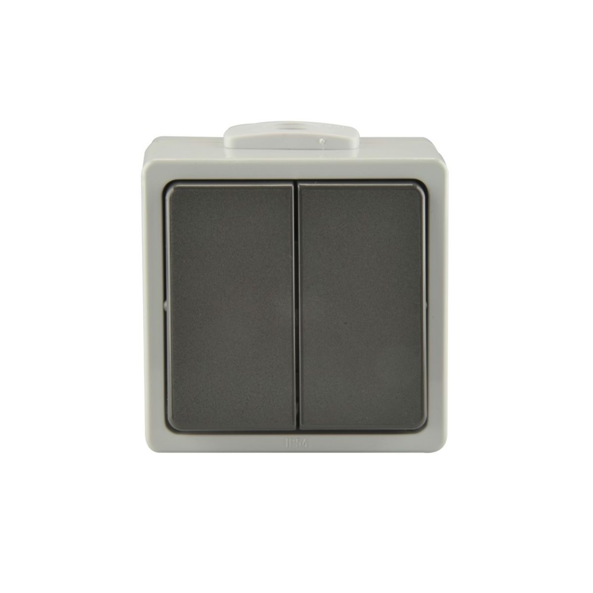 Serienschalter AP gr/dgr Feuchtraum Lose