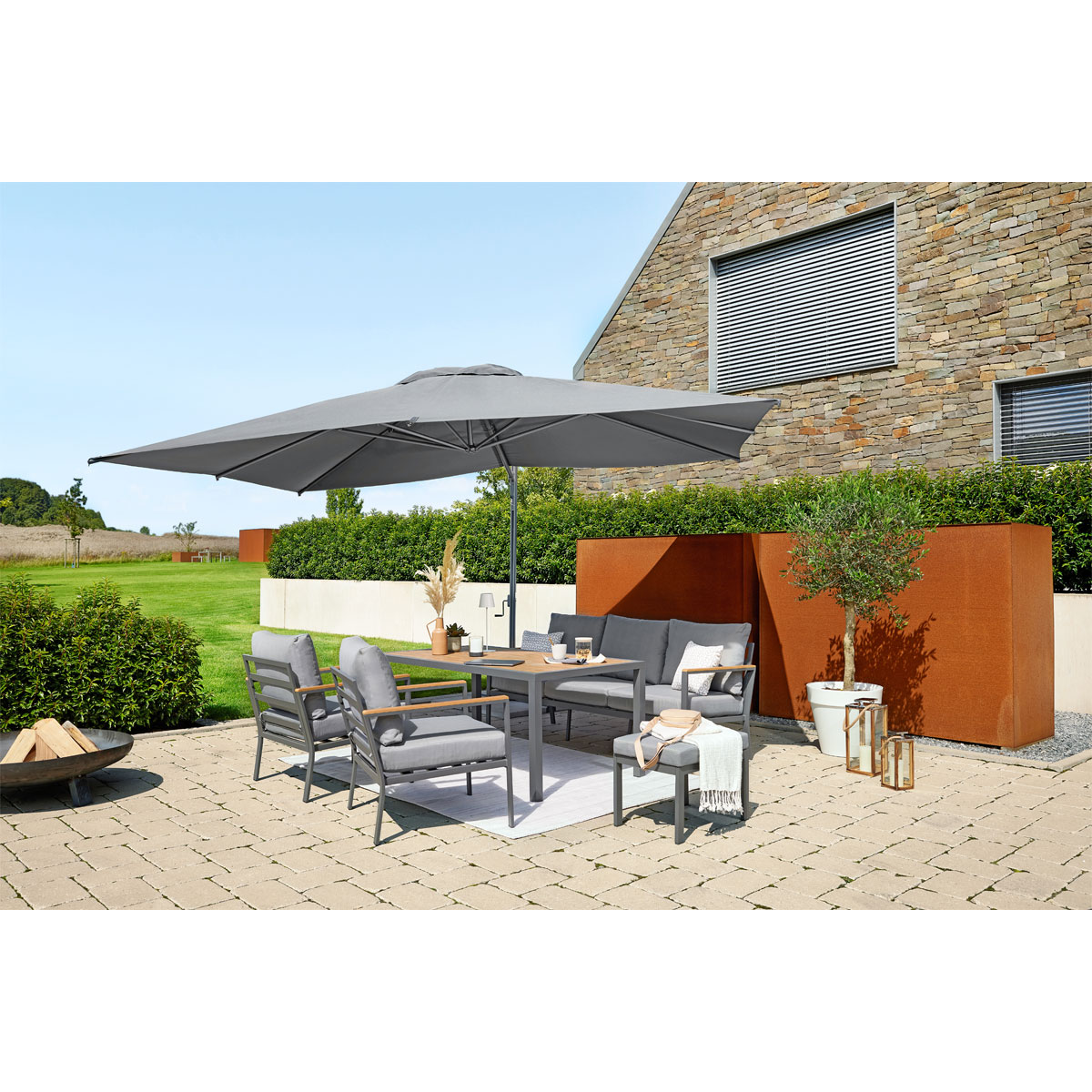 Haveson Lounge-Set Lugano 6 teilig Bild 1