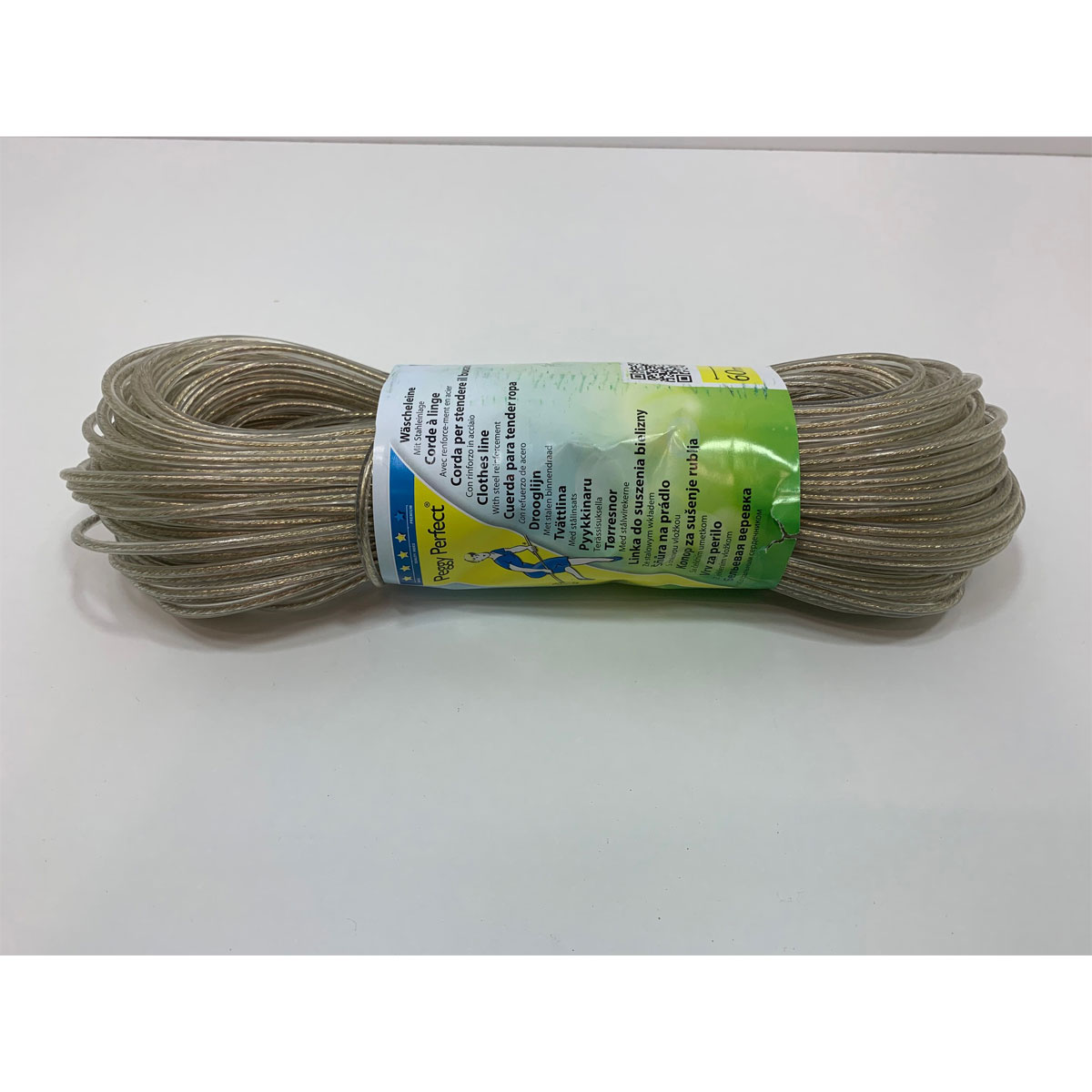 Peggy-Perfect Wäscheleine 60 m Gold