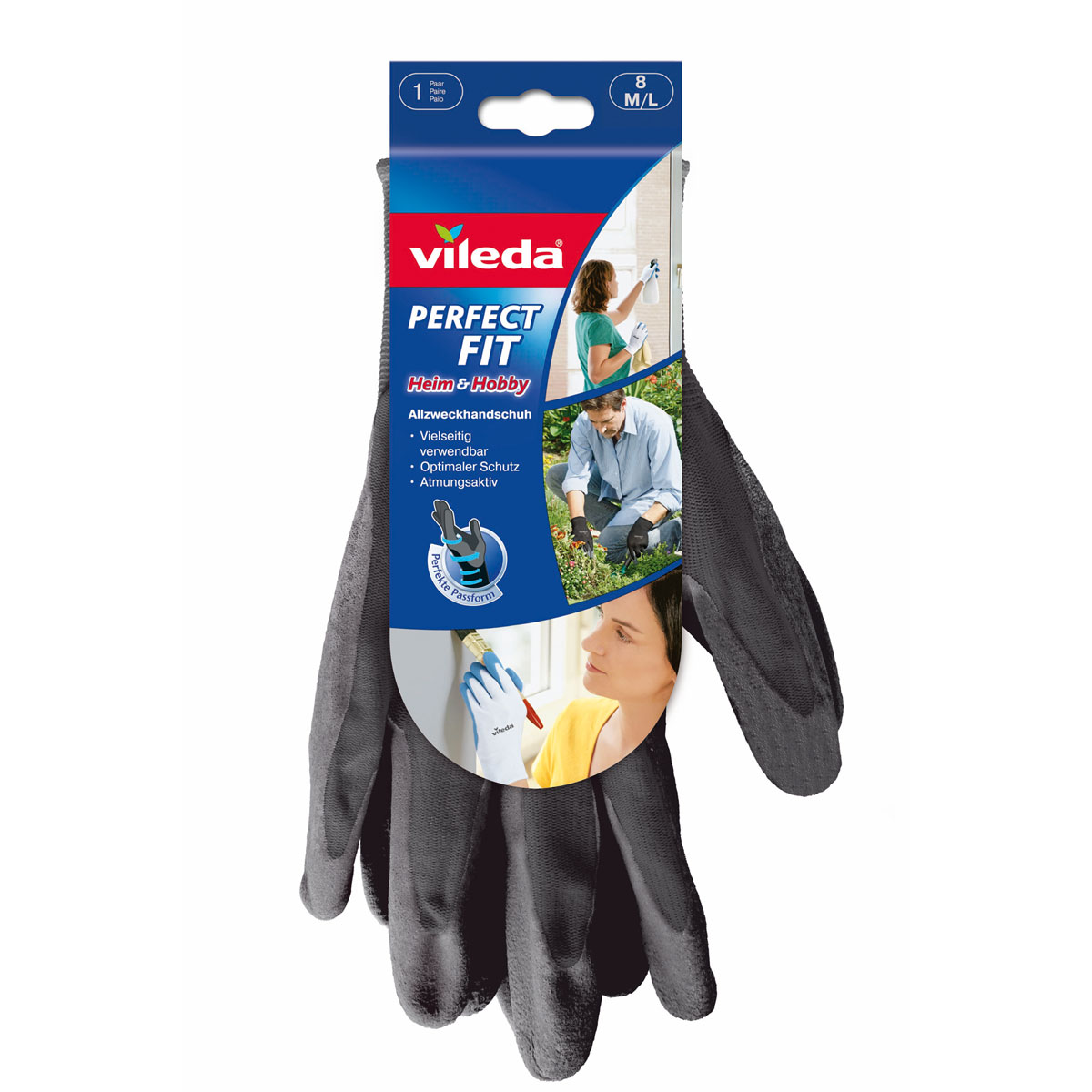 Vileda Allzweckhandschuh Heim und Hobby M/L Bild 1