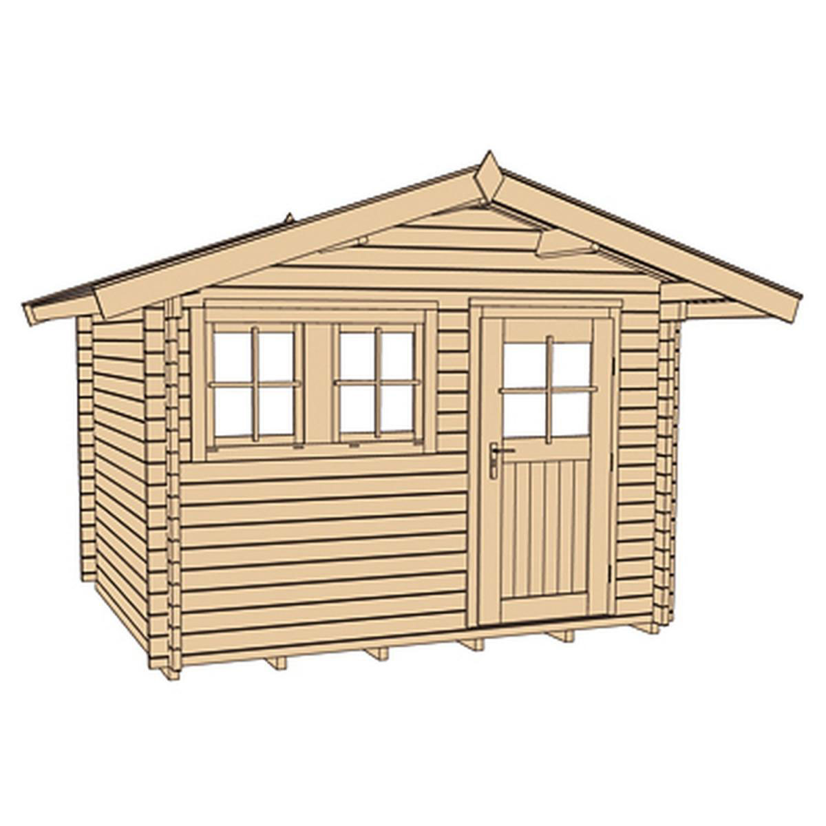 Weka Gartenhaus 139 380 x 320 x 262 cm Bild 3