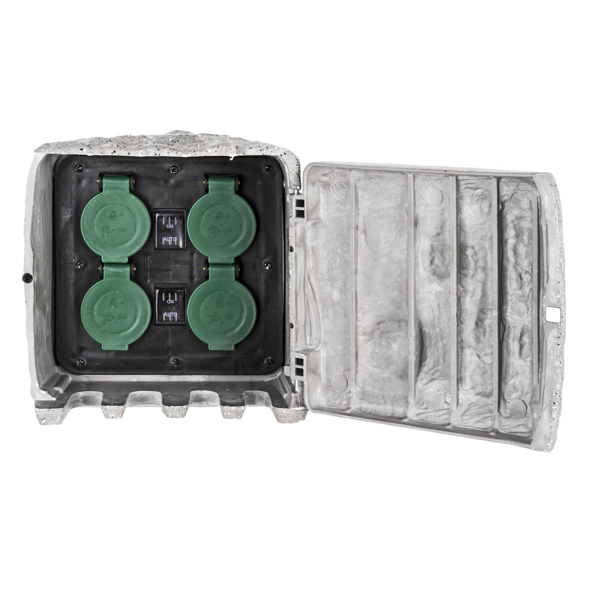 Flector Garten Steckdosenstein 4- Fach Bild 2