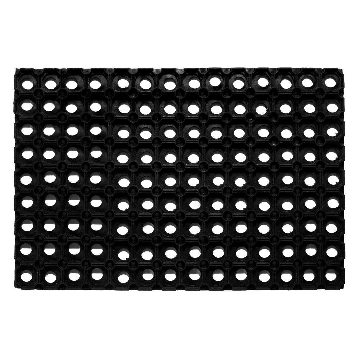 Fußmatte Gummiring 60 x 80 cm offen schwarz
