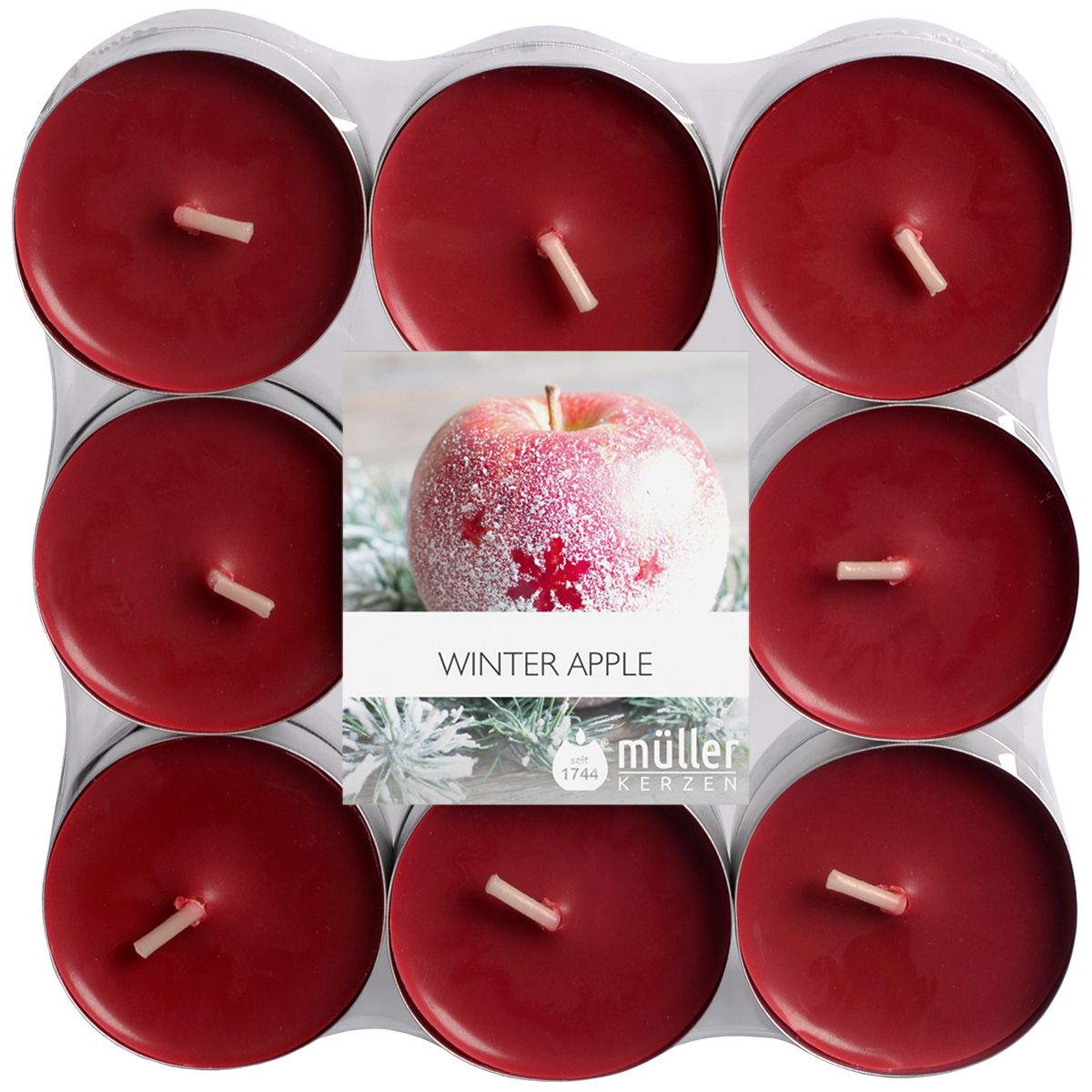 Müller Kerzenfabrik Duftlicht Christmas 18er  winter apple