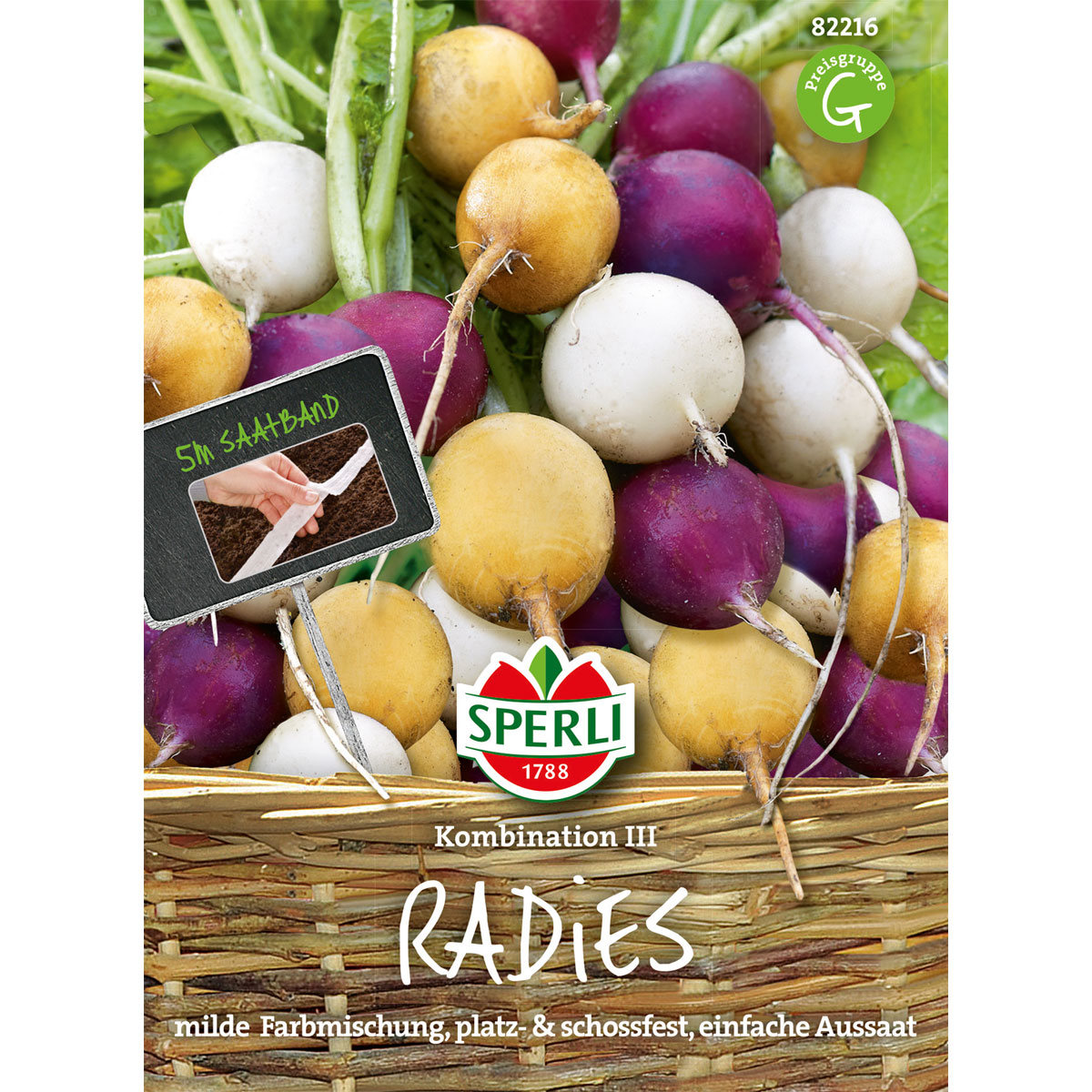 Sperli Radies-Kombination III Zlata/Viola/A lbena 5 m Saatband Bild 1