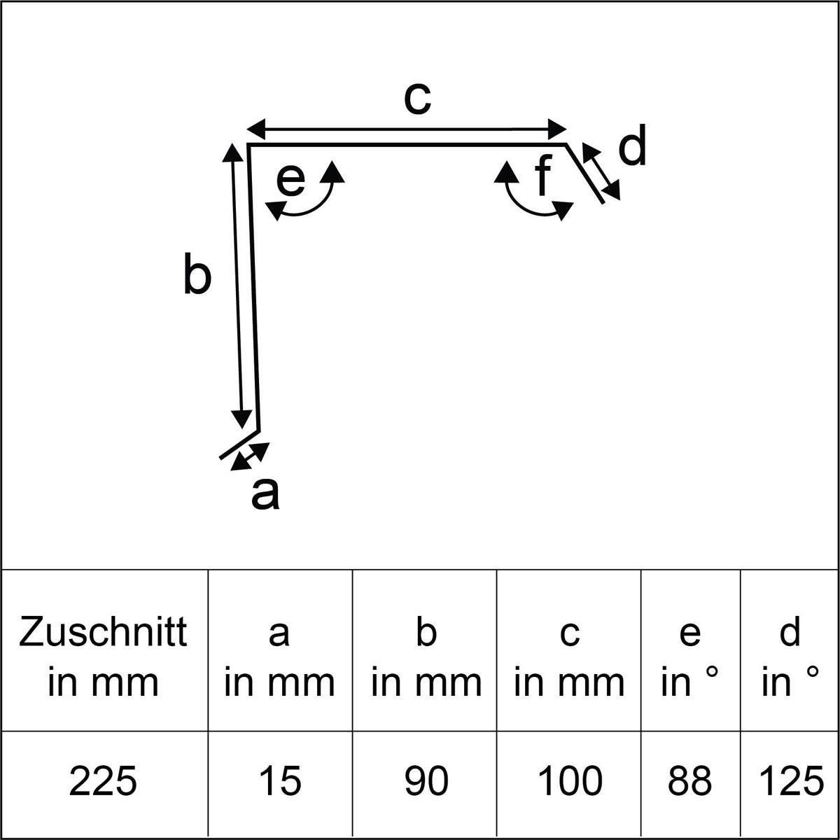 SDF Ortgangblech anthrazit 200 x 9 x 10 cm Bild 3