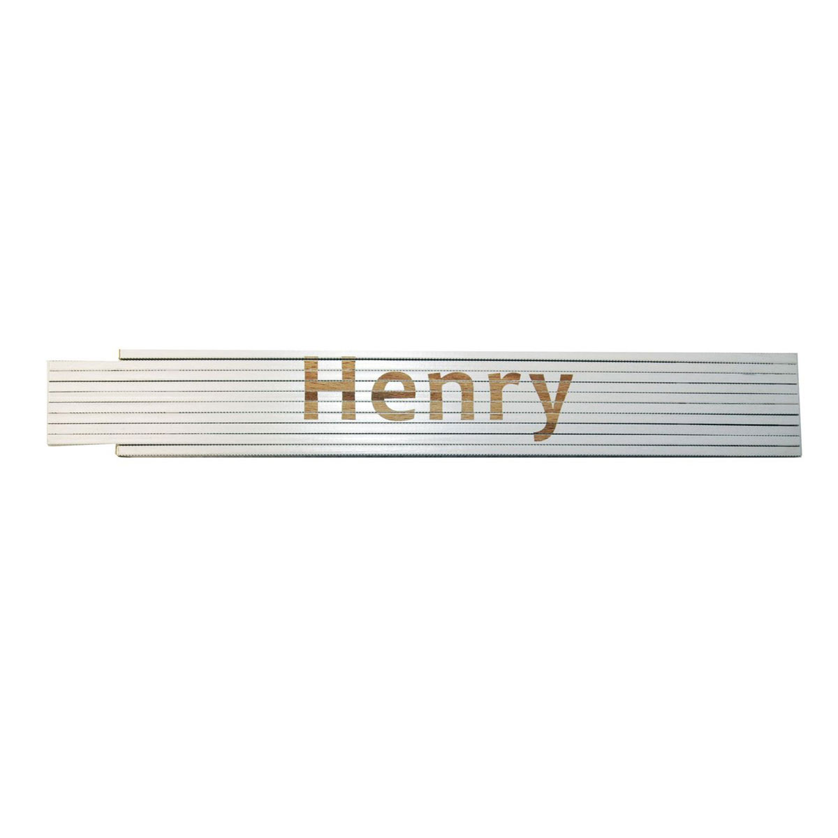 Meterstab „Henry“, 2m, weiß