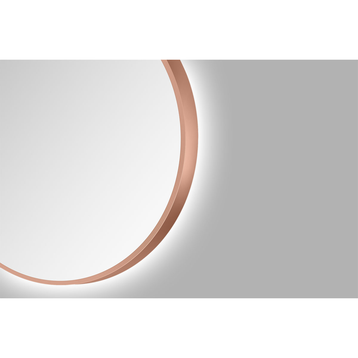 DSK  Design LED Lichtspiegel Silver Barbier Copper Dm 80 cm Bild 8