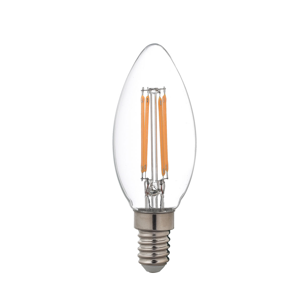 FLECTOR Filament LED Leuchtmittel KerzeE14 4,5W, 470lm, 220-240V, 2700K