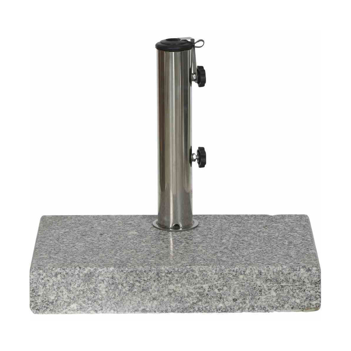 Siena Garden GranitSchirmständer 25 kg 45 x 28 x 7,5 cm hellgrau für