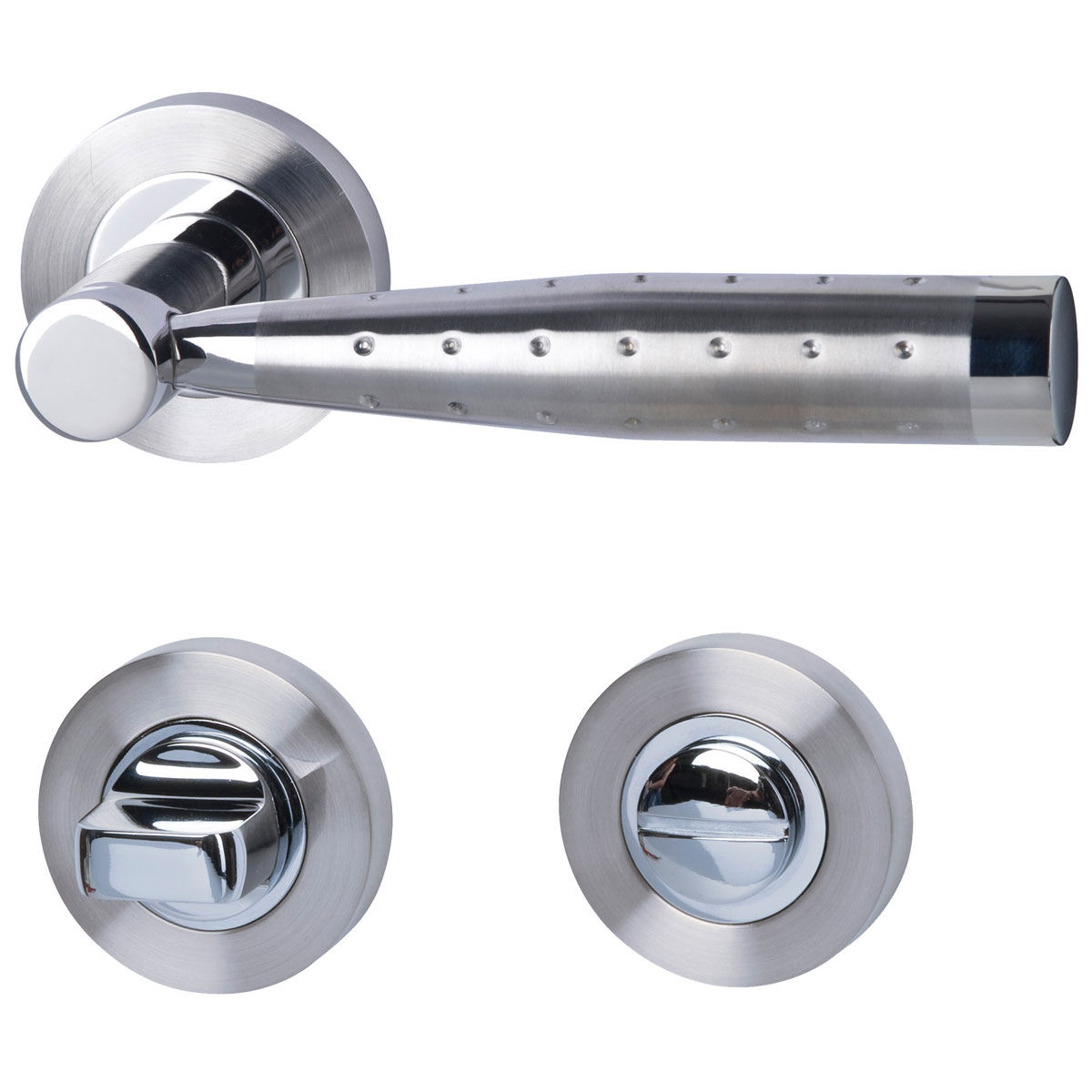 Alpertec Rosettengarnitur Solid 5-R für WC