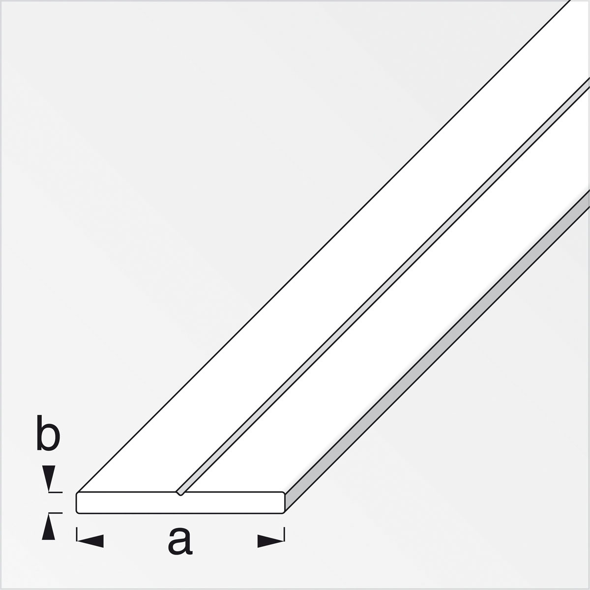 MyTool Flachstange 19,5 mm 1m blank Bild 2