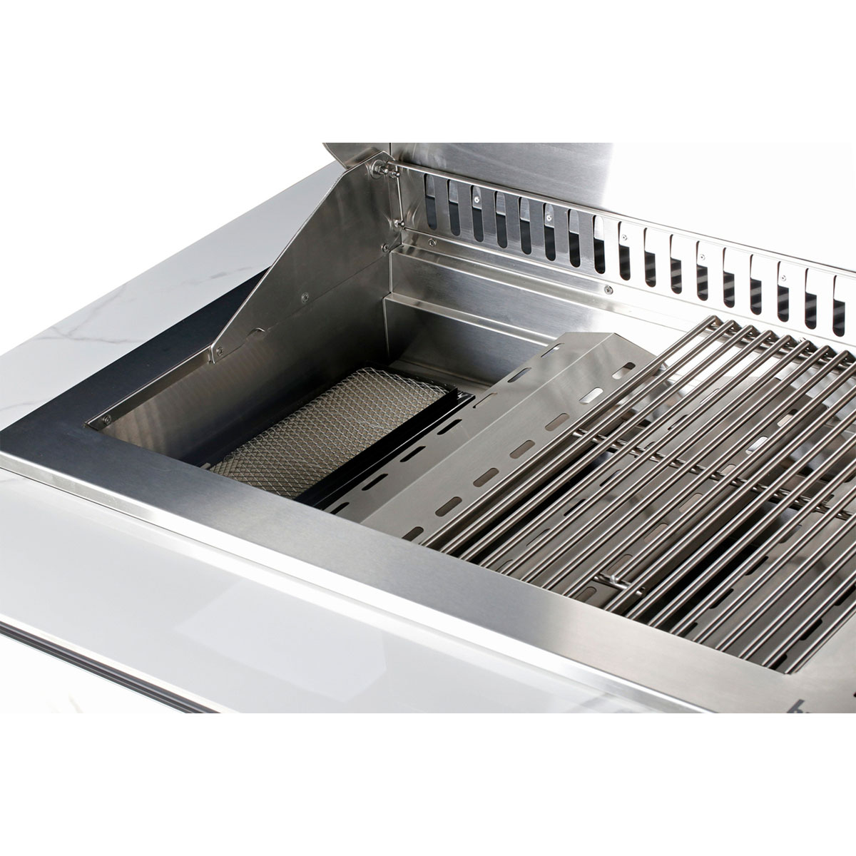 Buschbeck Outdoorküche Sheffield 253x110x143cm Keramikverkleidung weiß Bild 7