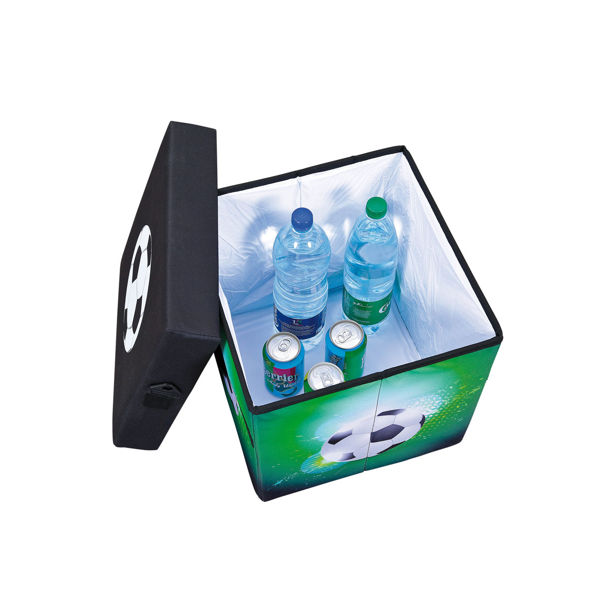 Inter Link Faltkiste „Fanbox I“, Fußball, 37x36x37 cm Bild 8