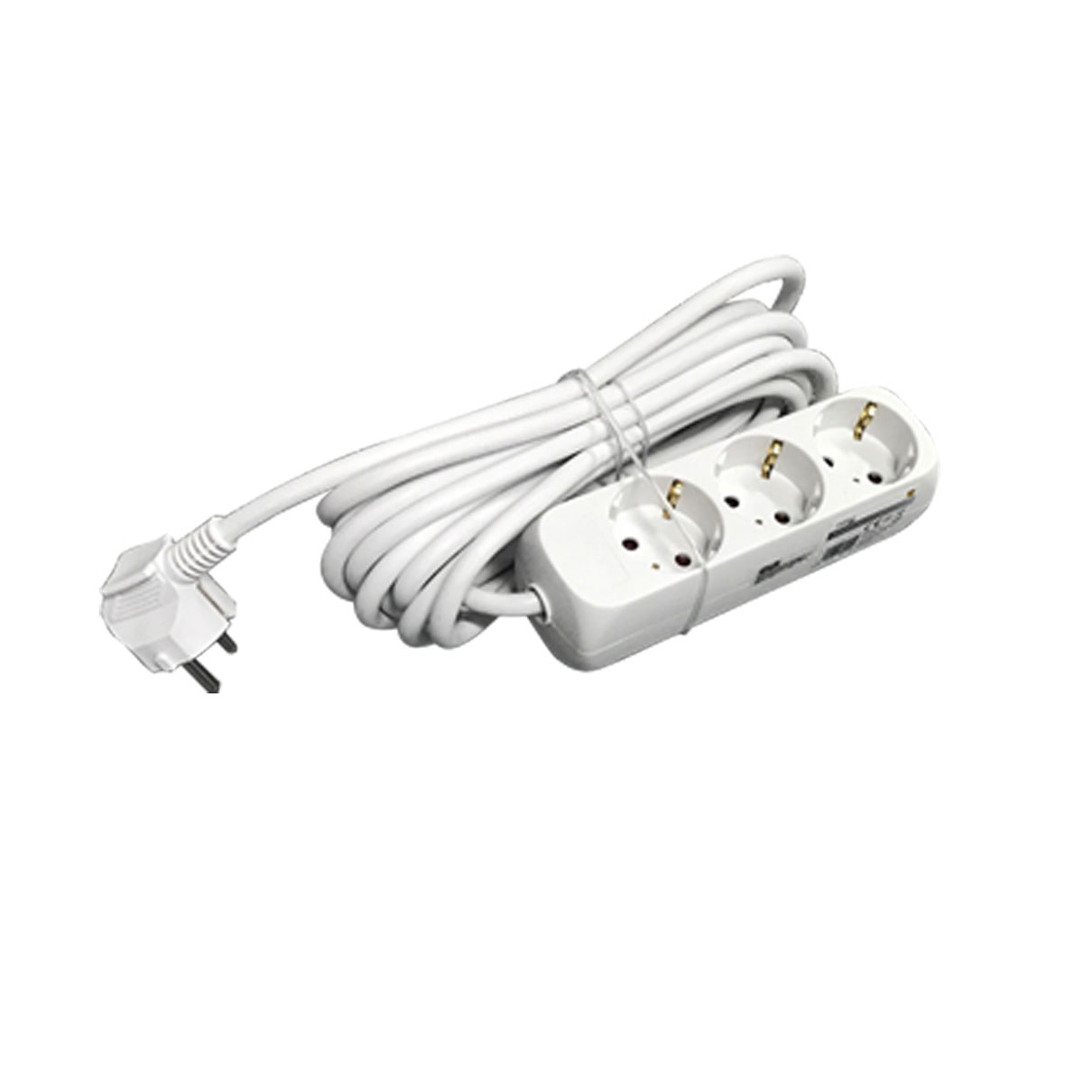 Flector Technik Tischsteckdose 3-fach weiß