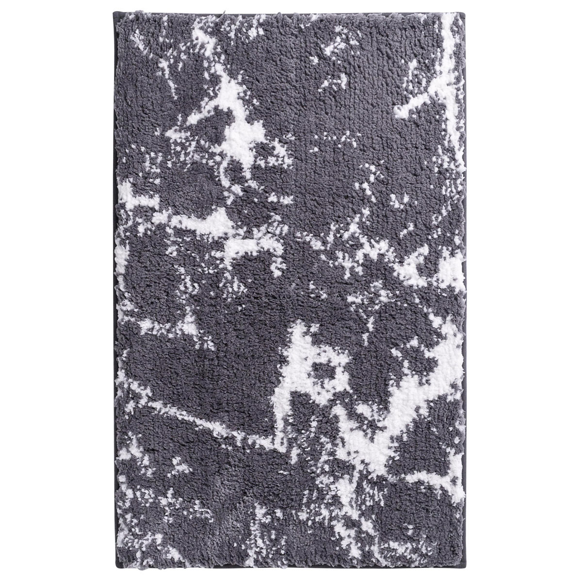 Ridder  Teppich Marmor 60 x 90 cm grau-weiß Polyester-Microfaser Bild 1