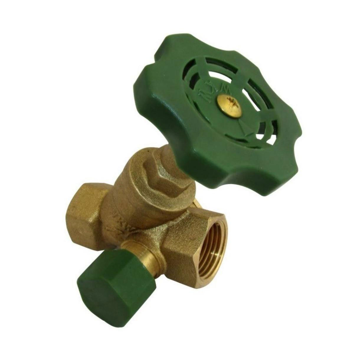 Kirchhoff Schrägsitzventil mit Entleerung 1" Kirchhoff Schrägsitzventil mit Entleerung 1"