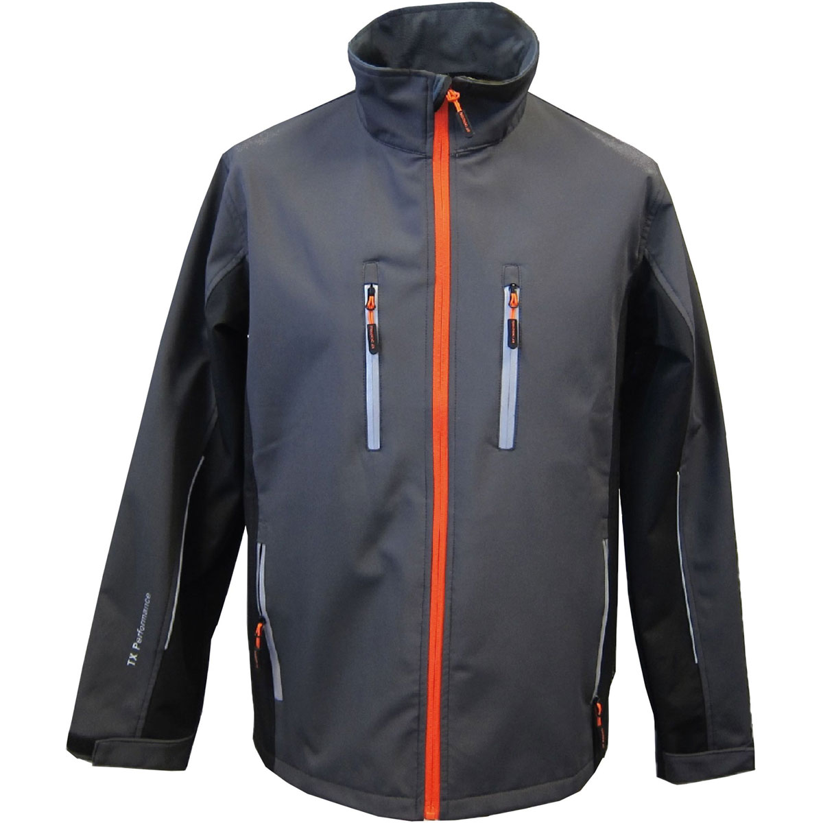 Terratrend Softshell Jacke dunkelgrau-schwarz Größe L