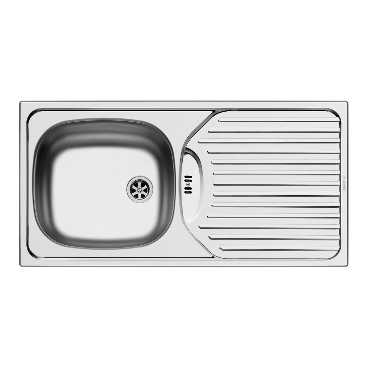 Pyramis  Edelstahl-Einbauspüle CA1 Edelstahl glatt