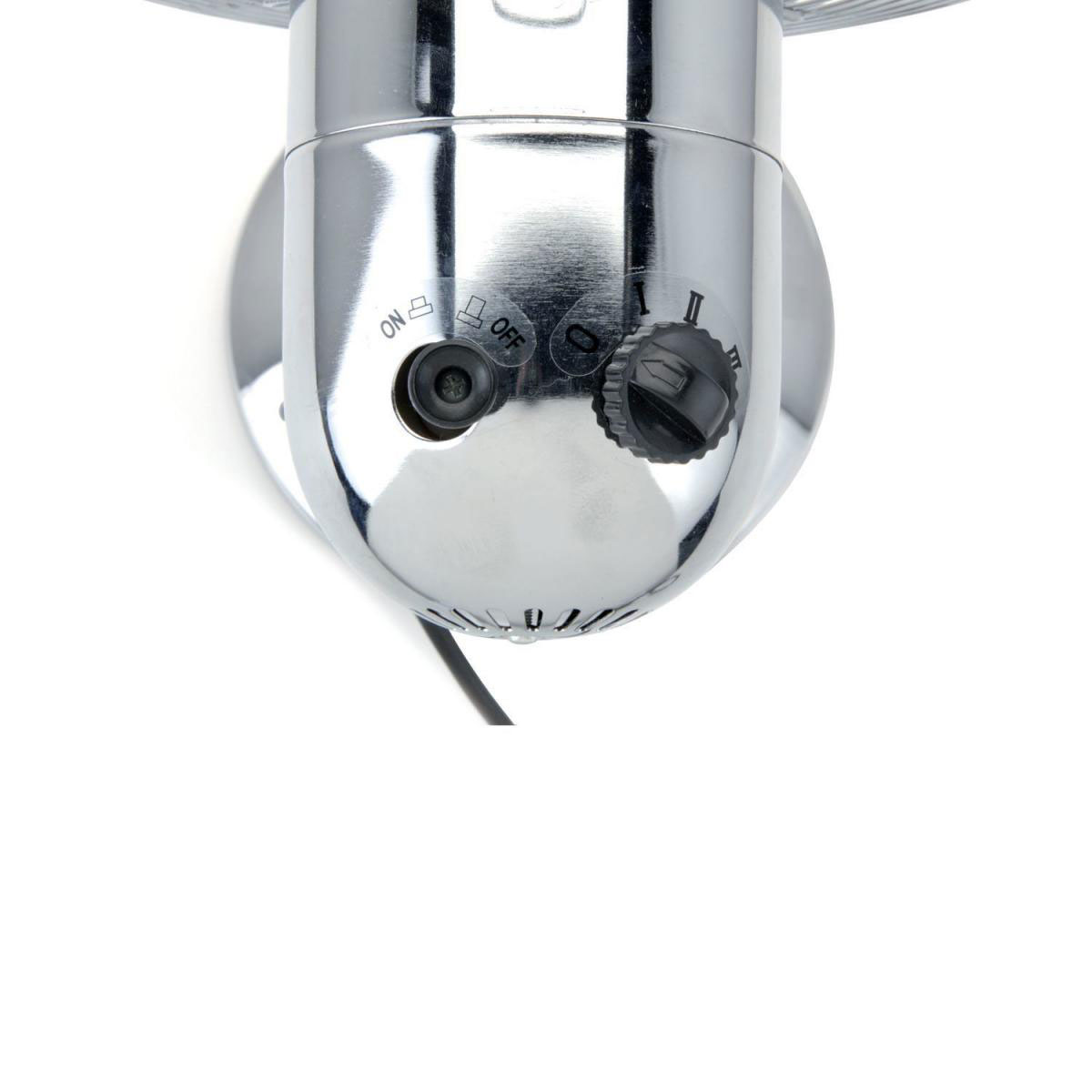 Flector Technik Tischventilator Neptun chrom Bild 5