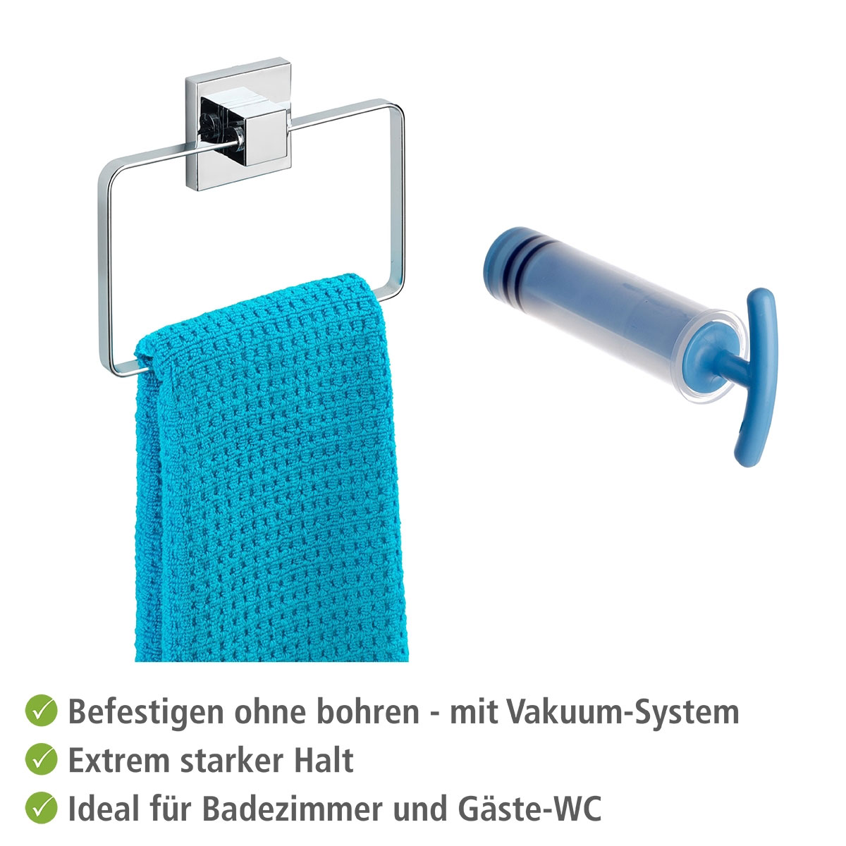 Wenko Vacuum-Loc Handtuchring Quadro Bild 4