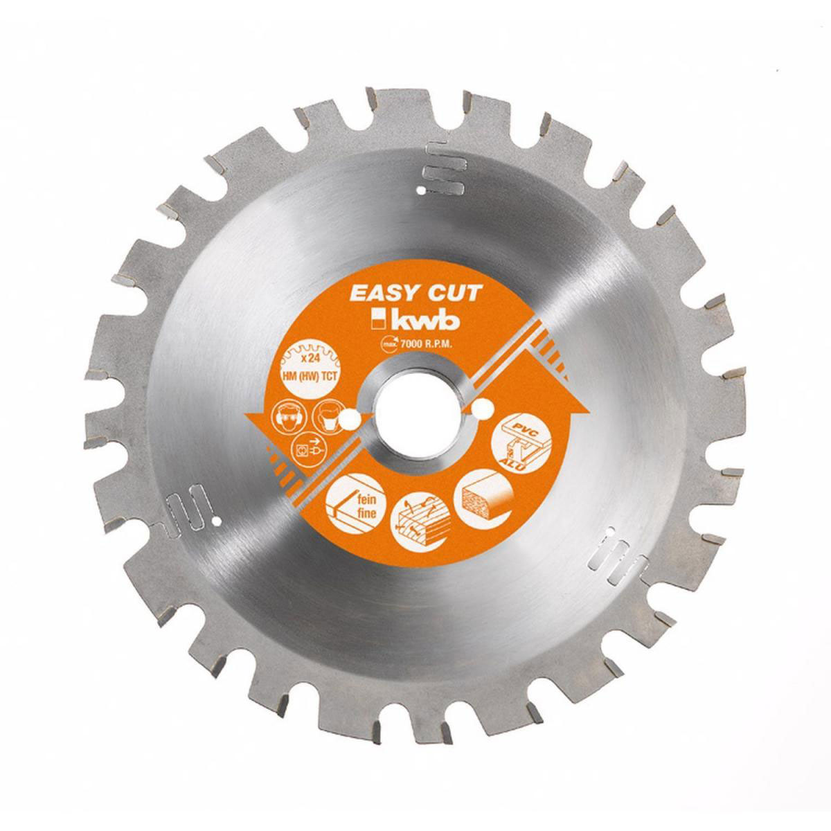 kwb  Kreissägeblätter Easy Cut für Handkreissägen Durchmesser 210x30 mm