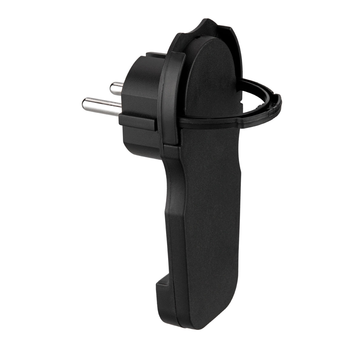 REV Ritter Schutzkontakt-Flachstecker Smart Kunststoff wiederanschließbar schwarz Bild 5