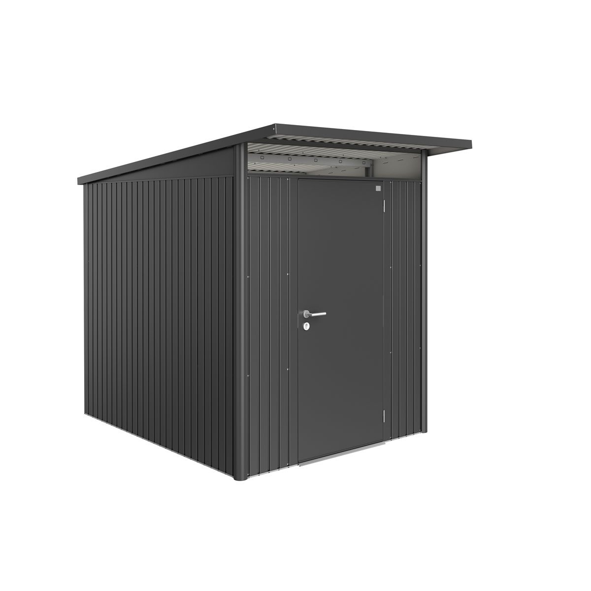Biohort Gerätehaus AvantGarde A2 dunkelgrau metallic mit Standardtür